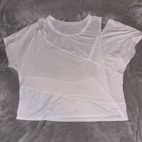 Lululemon No Inhibitions tee white 8 - Picture 4 of 6